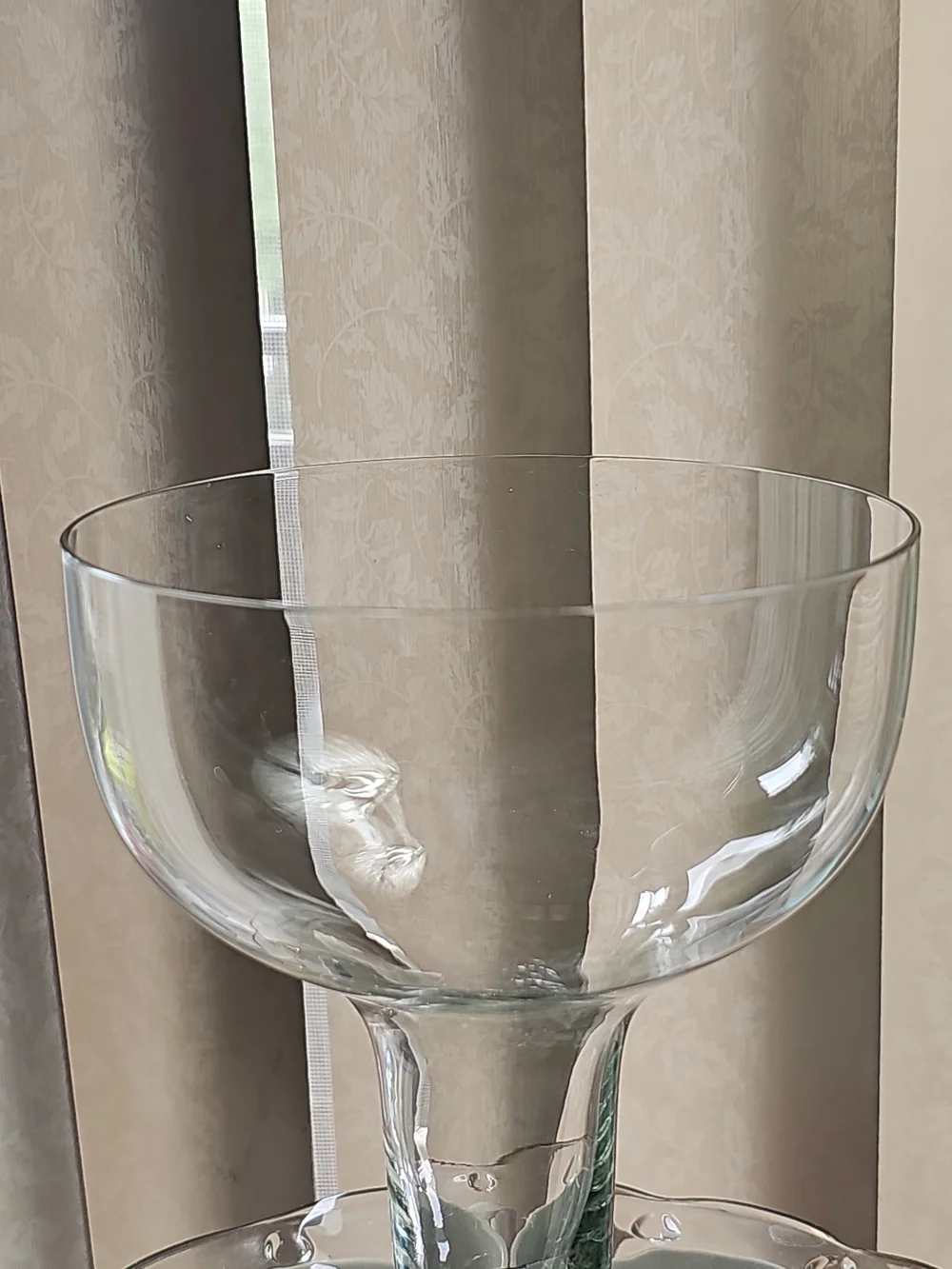 Clear Glass Decorative Compote Vase - Home Accents